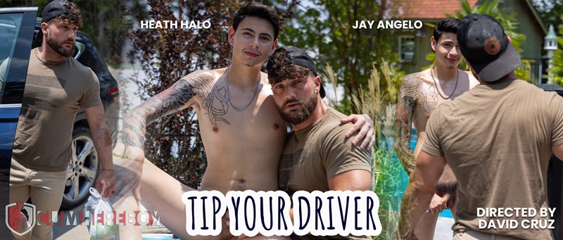 Heath Halo and Jay Angelo - Tip Your Driver - CumHereBoy 