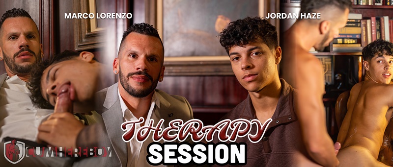 Jordan Haze and Marco Lorenzo - Therapy Session - CumHereBoy